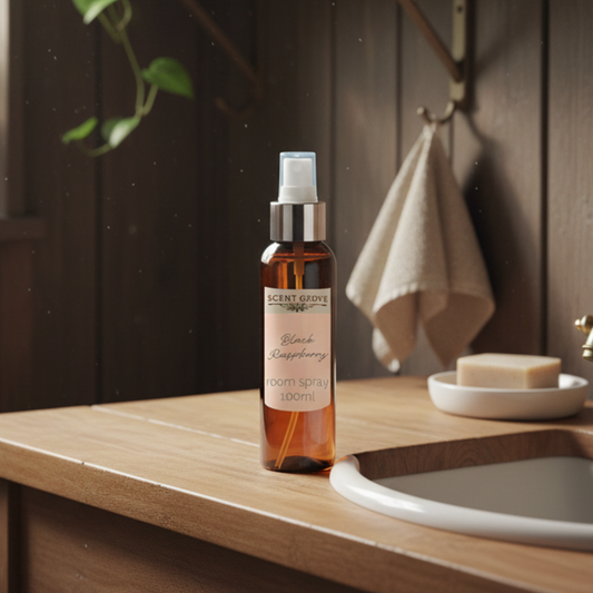 Black Raspberry Scented Air Freshener Spray multi purpose for car, home, room