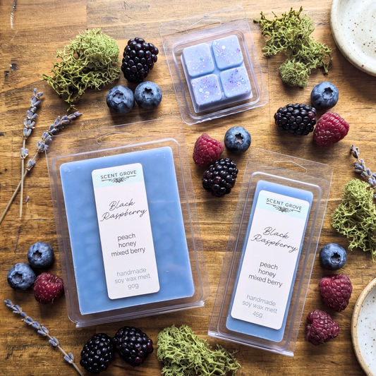 Black Raspberry scented soy wax melt