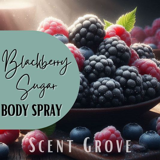 Blackberry Sugar scented body mist spray 100ml