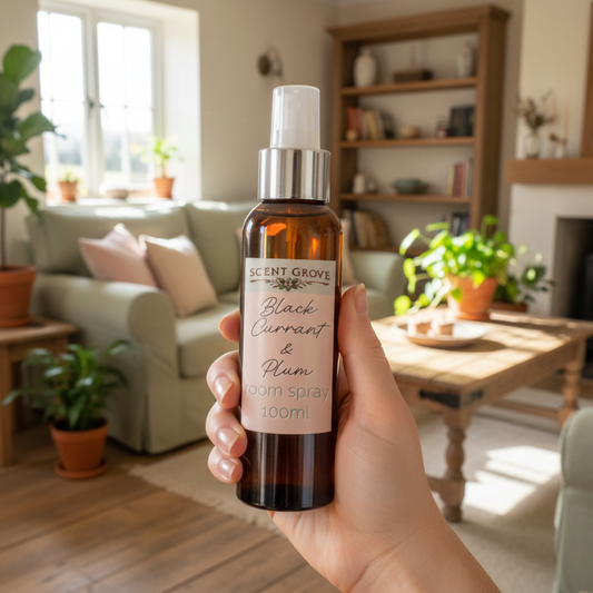 Blackcurrant & Plum Scented Air Freshener Spray multi purpose for car, home, room