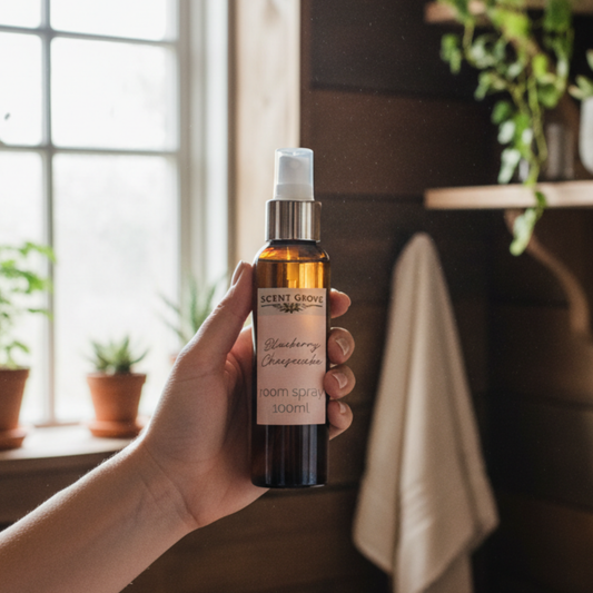 Blueberry Cheesecake Scented Air Freshener Spray multi purpose for car, home, room