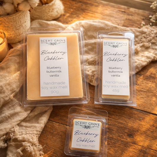 Blueberry Cobbler scented soy wax melt