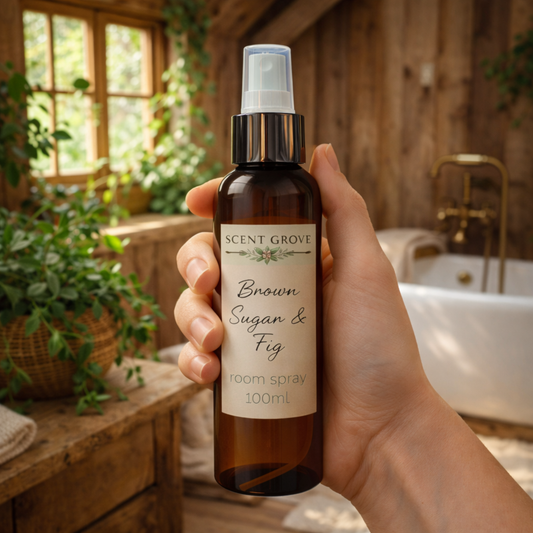 Brown Sugar & Fig Scented Air Freshener Spray multi purpose for car, home, room