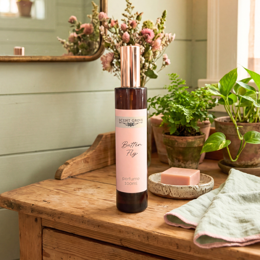 Butterfly scented fine perfume mist