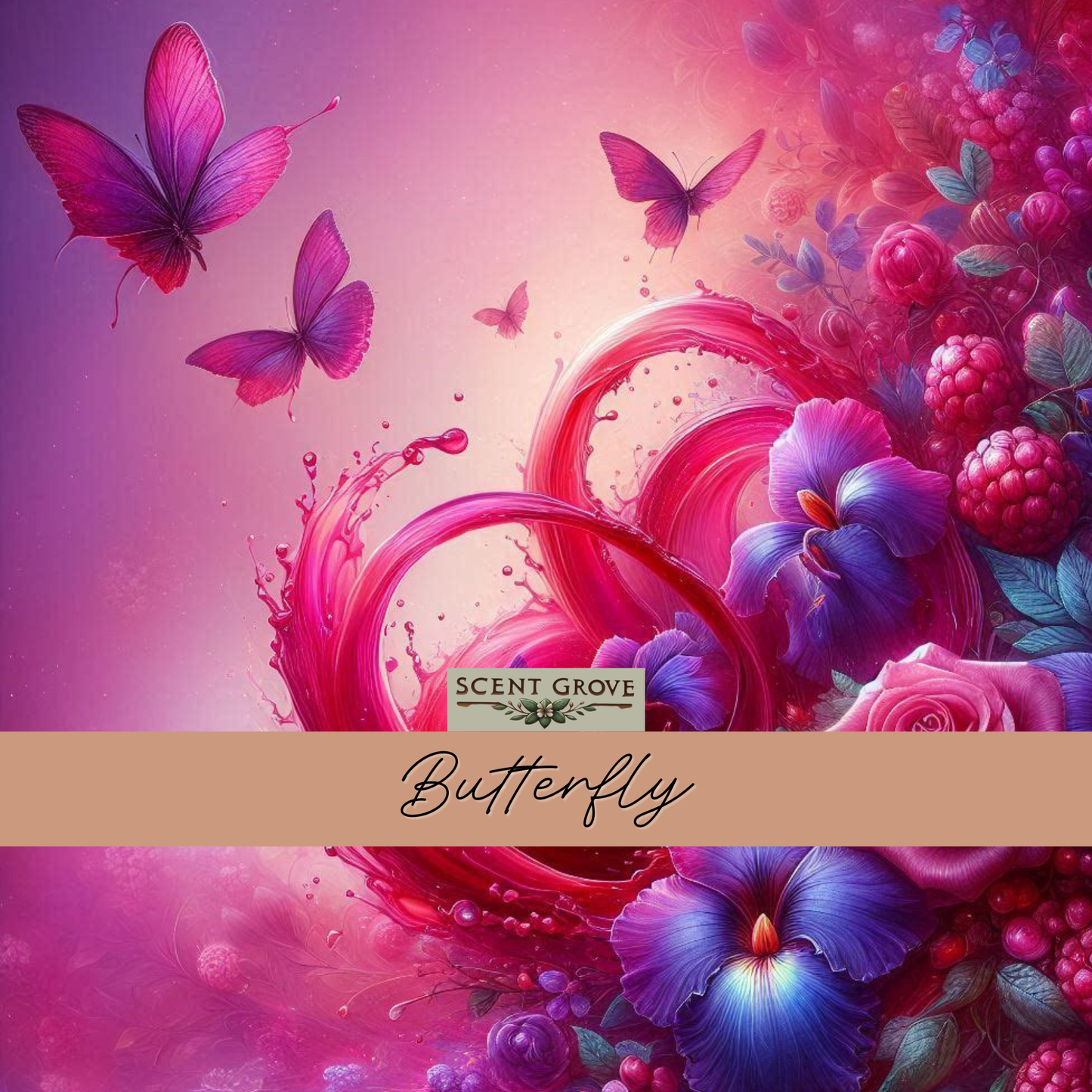 Butterfly scented body mist spray 100ml