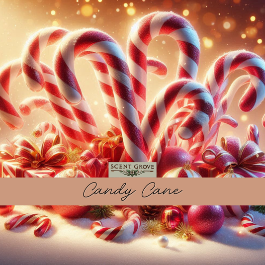Candy Cane scented soy wax melt