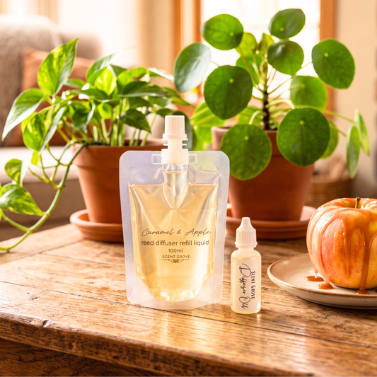 Caramel & Apple Scented Diffuser Refill Liquid
