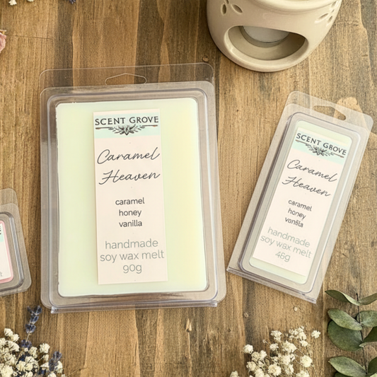Caramel Heaven (Bianco Latte) scented soy wax melt