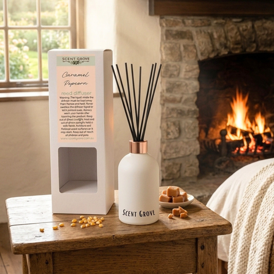 Caramel Popcorn Scented Reed Diffuser 200ml