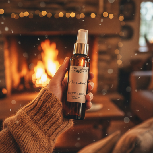 Caramel Scented Air Freshener Spray multi purpose for car, home, room