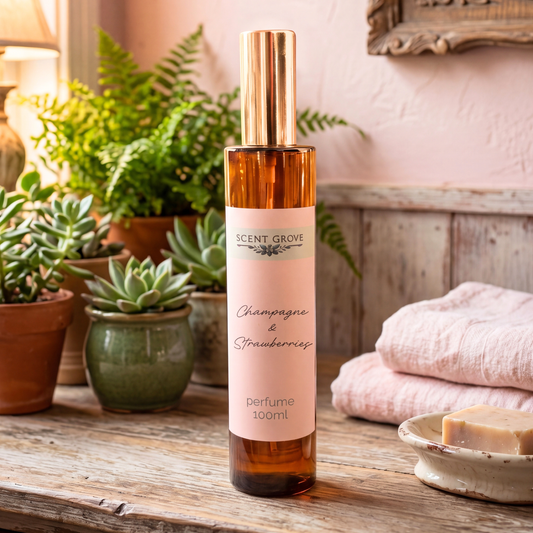 Champagne & Strawberries scented fine perfume mist