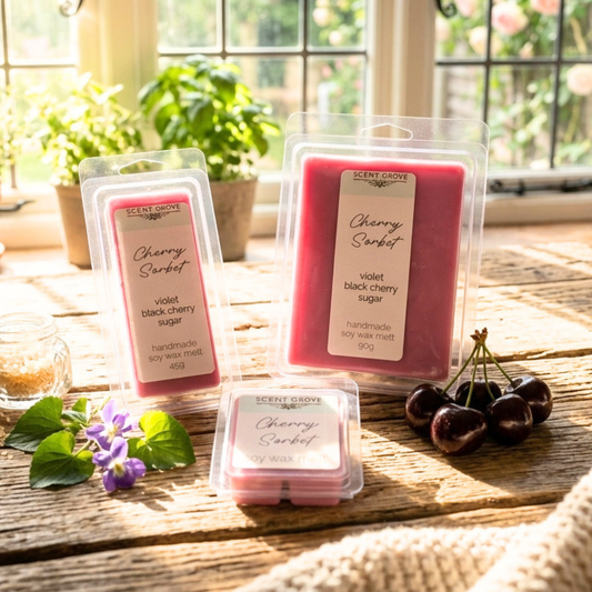 Cherry Sorbet scented soy wax melt