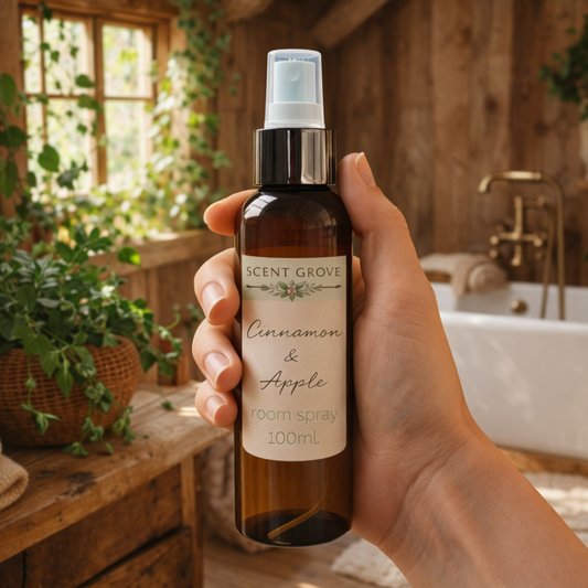 Cinnamon & Apple Scented Air Freshener Spray multi purpose for car, home, room