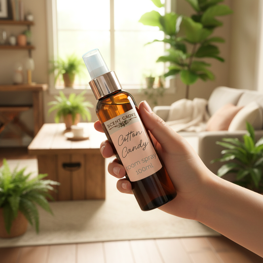 Cotton Candy Scented Air Freshener Spray multi purpose for car, home, room