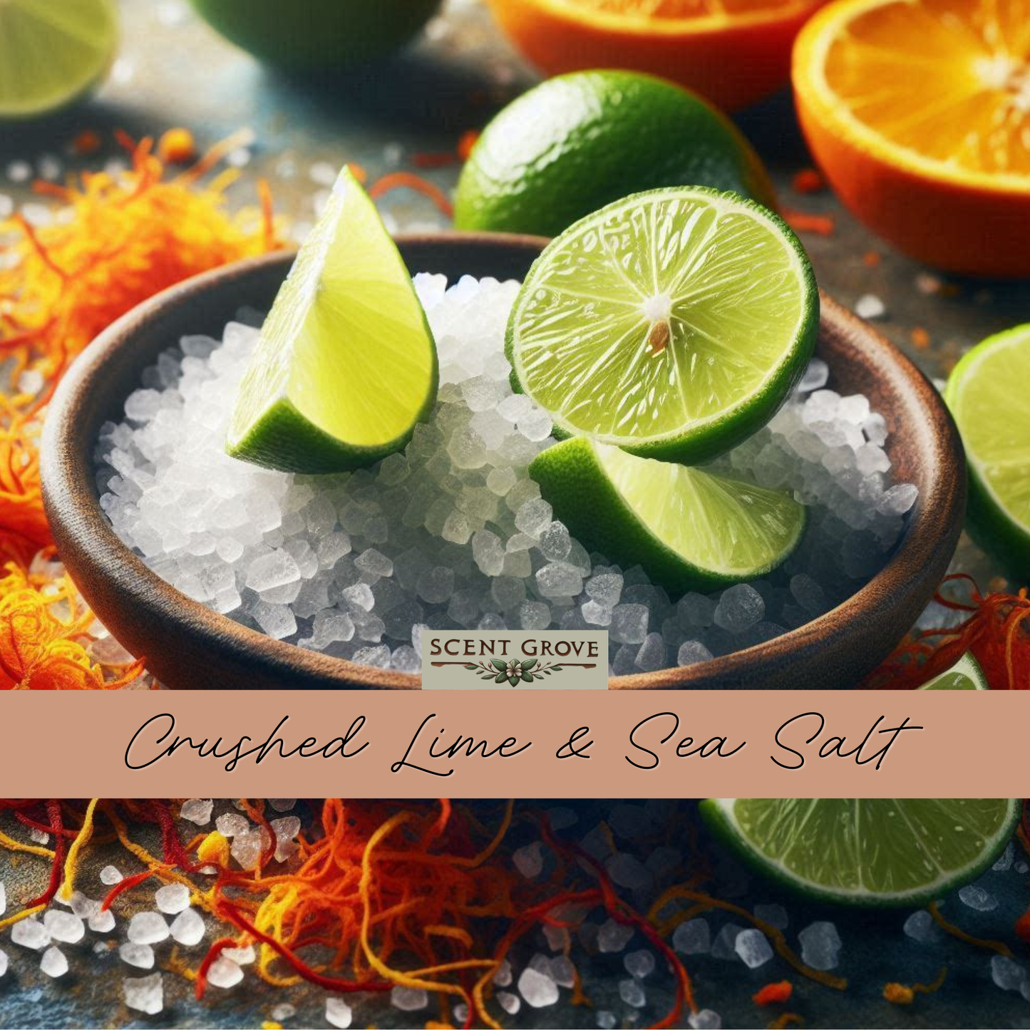 Crushed Lime & Sea Salt Scented Room spray Air Freshener multi purpose for car, home, room