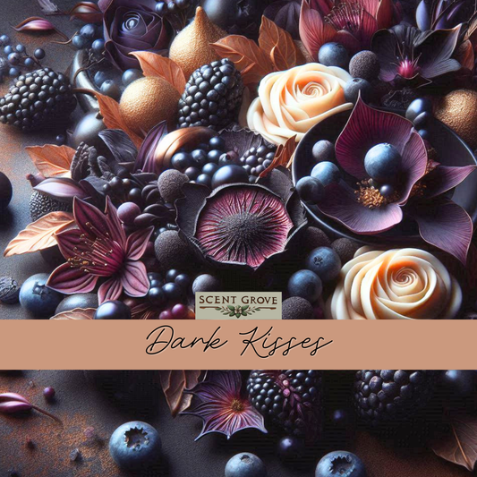 Dark Kisses scented soy wax melt