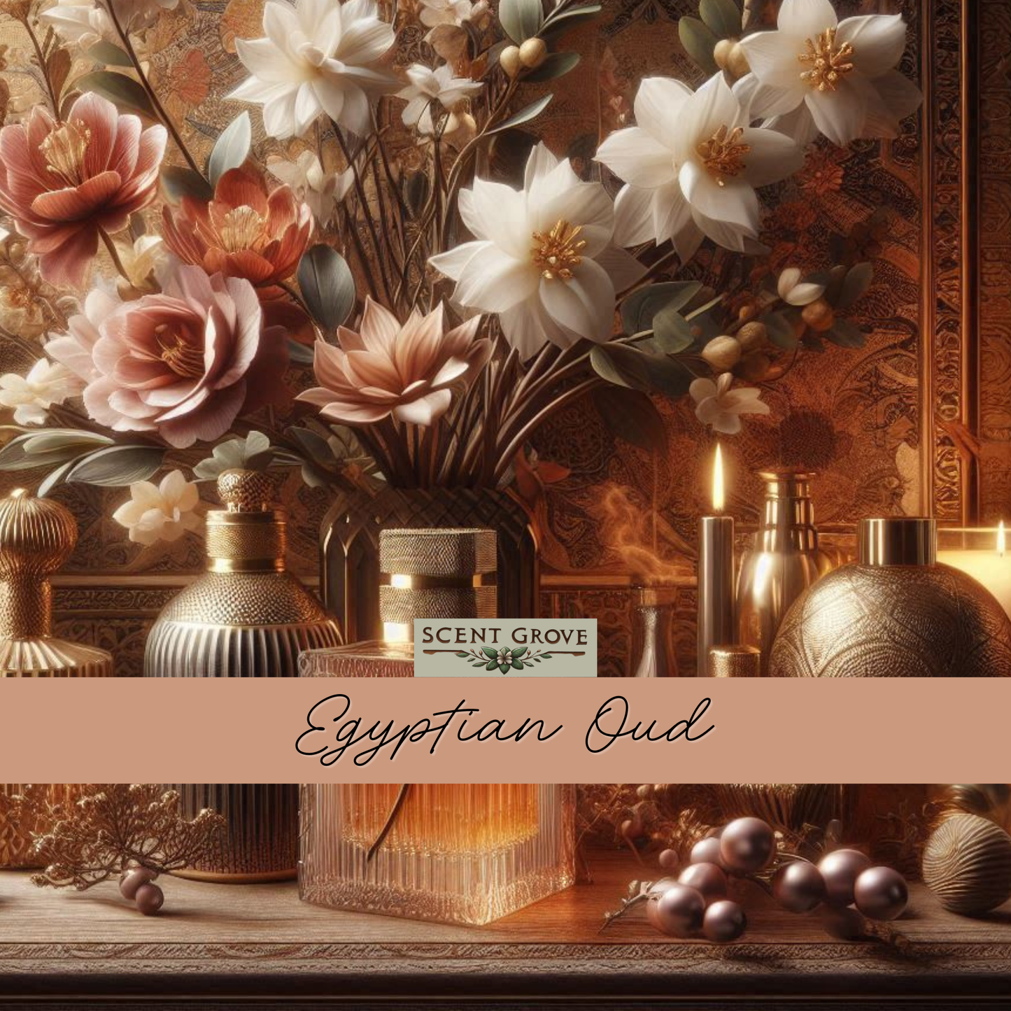 Egyptian Oud Scented Reed Diffuser 200ml