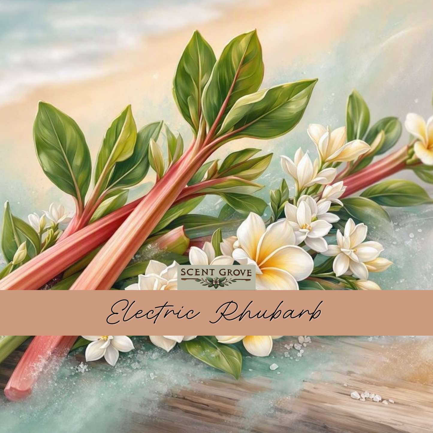 Electric Rhubarb (Floral Street) scented soy wax melt