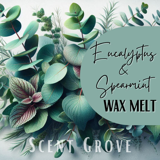Eucalyptus & Spearmint scented soy wax melt