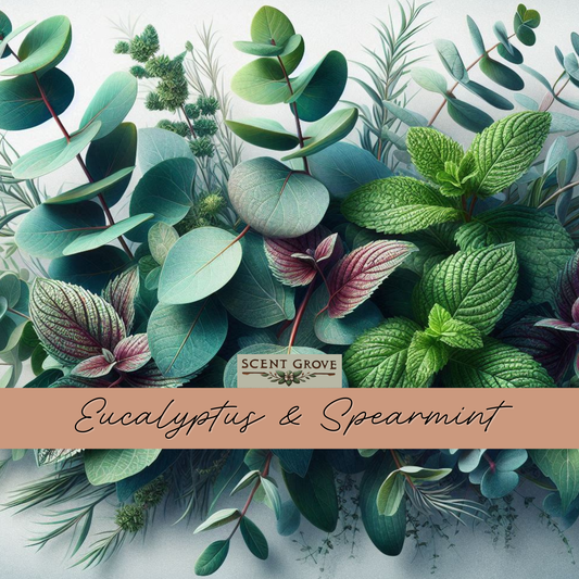 Eucalyptus & Spearmint scented soy wax melt
