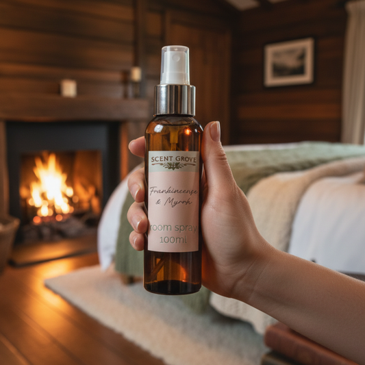 Frankincense & Myrrh Scented Air Freshener Spray multi purpose for car, home, room