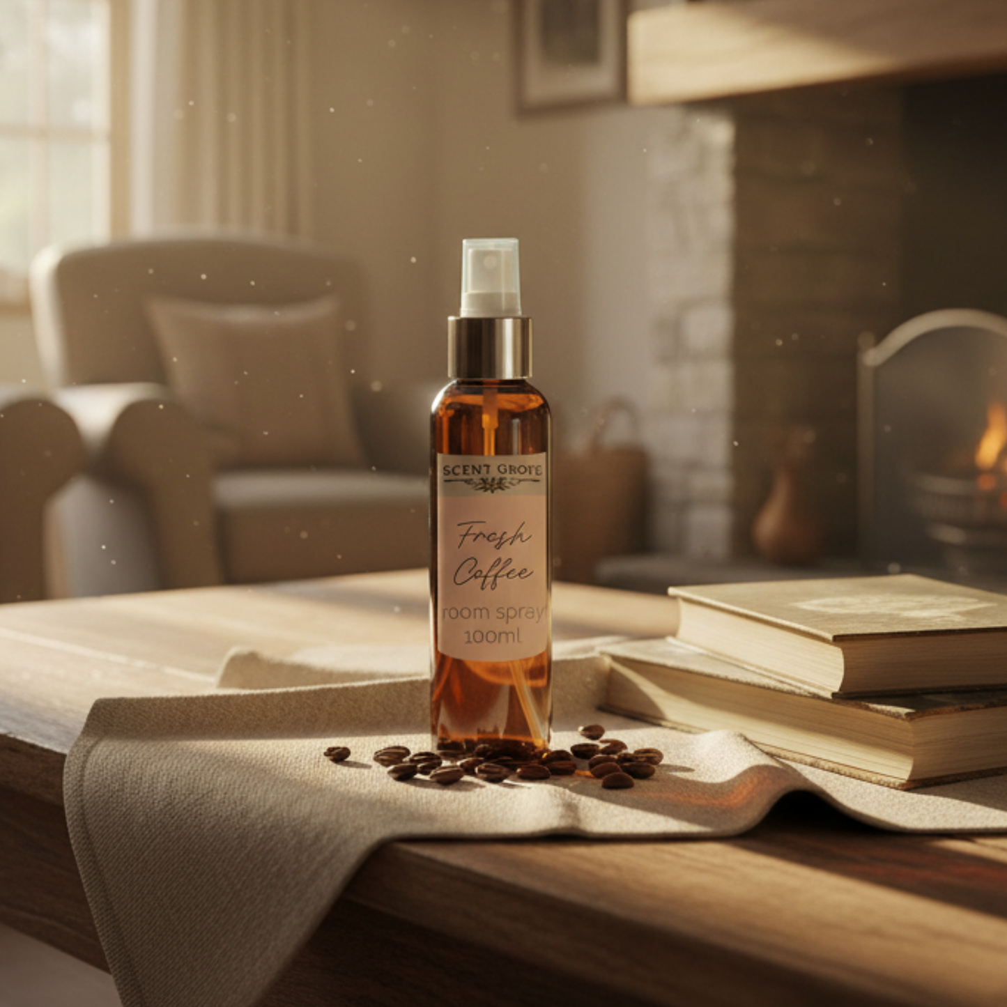 Fresh Coffee Scented Air Freshener Spray multi purpose for car, home, room