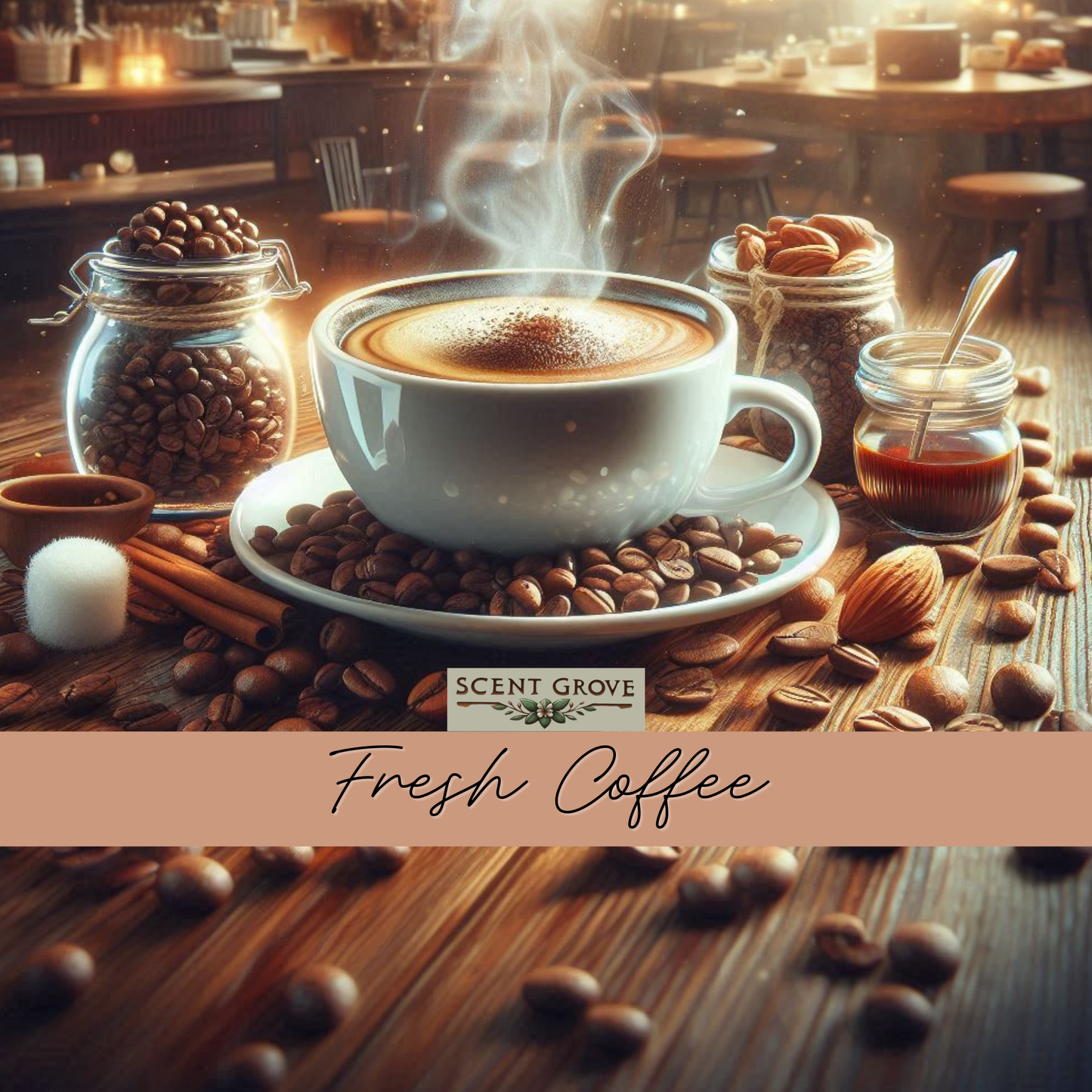 Fresh Coffee scented soy wax melt