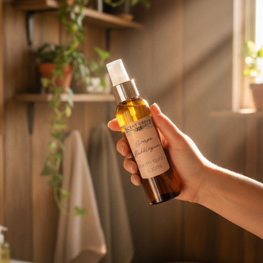 Grape Bubblegum Scented Air Freshener Spray multi purpose for car, home, room