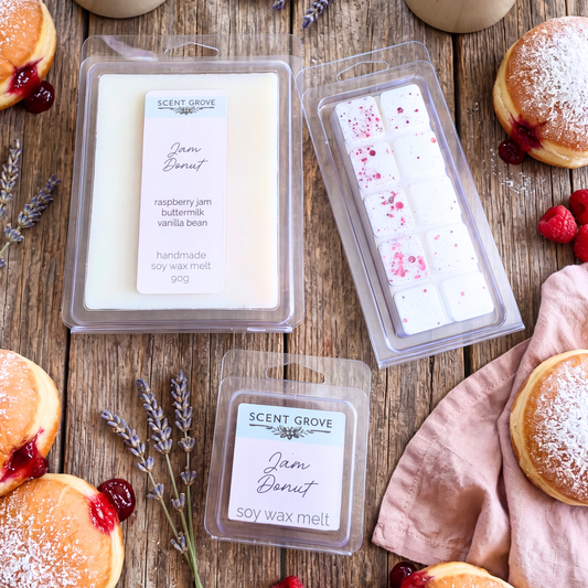 Jam Donut scented soy wax melt