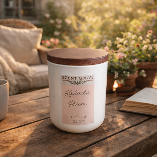 Kakadu Plum scented Wood Wick Soy Candle
