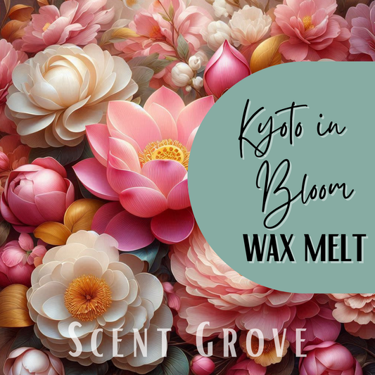 Kyoto in Bloom type scented soy wax melt