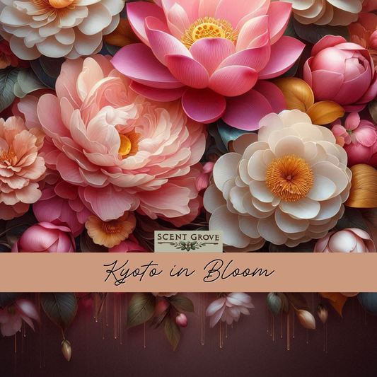 Kyoto in Bloom type scented soy wax melt