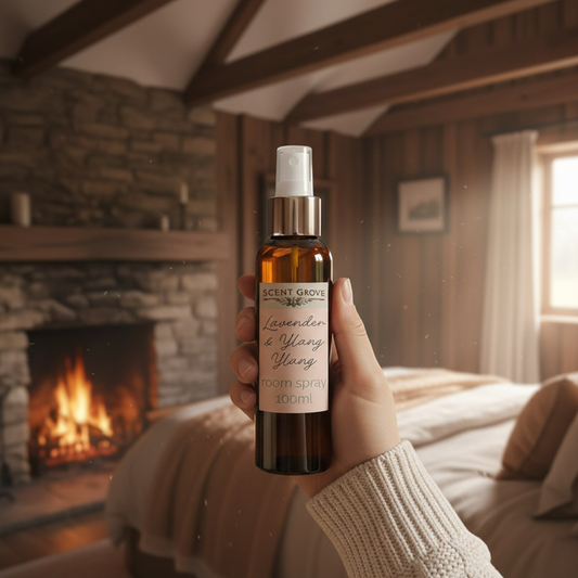 Lavender & Ylang Ylang Scented Air Freshener Spray multi purpose for car, home, room