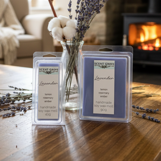 Lavender scented soy wax melt