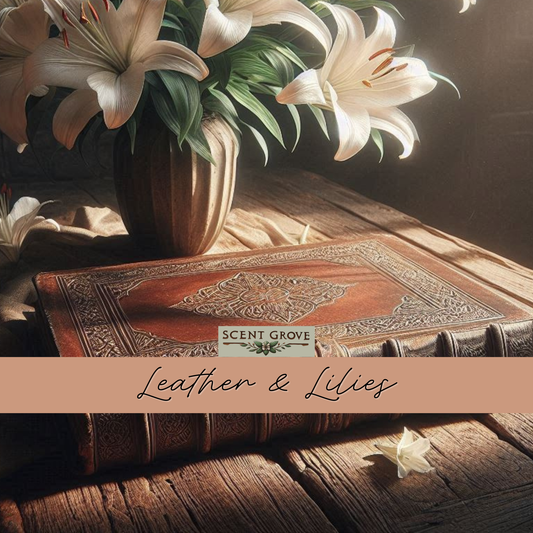 Leather & Lilies scented soy wax melt