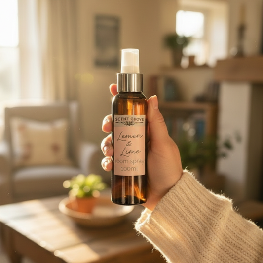 Lemon & Lime Scented Air Freshener Spray multi purpose for car, home, room