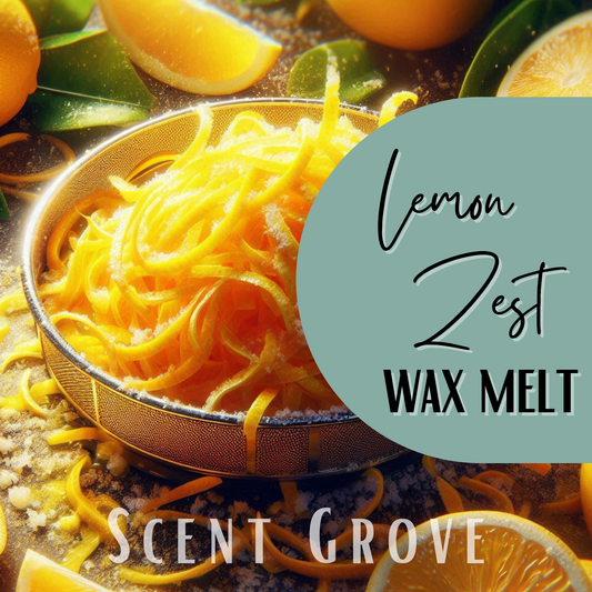 Lemon Zest scented soy wax melt