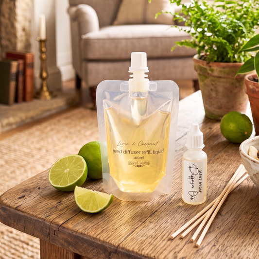 Lime & Coconut Scented Diffuser Refill Liquid