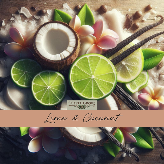 Lime & Coconut Scented Air Freshener Spray multi purpose for car, home, room