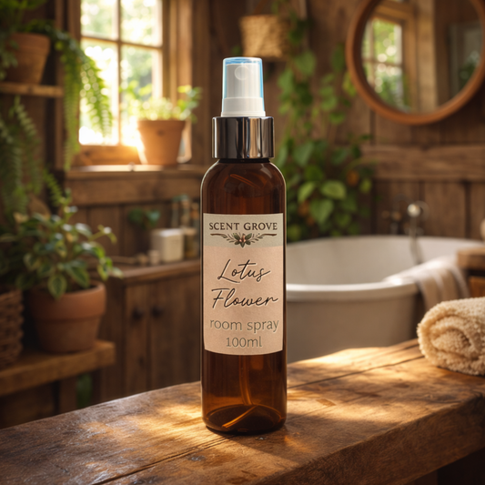 Lotus Flower Scented Air Freshener Spray multi purpose for car, home, room