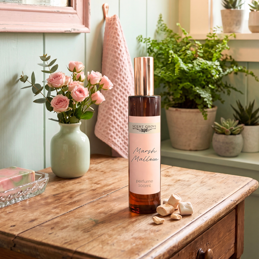 Marshmallow scented fine perfume mist