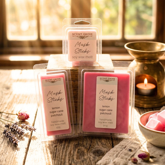 Musk sticks scented soy wax melt