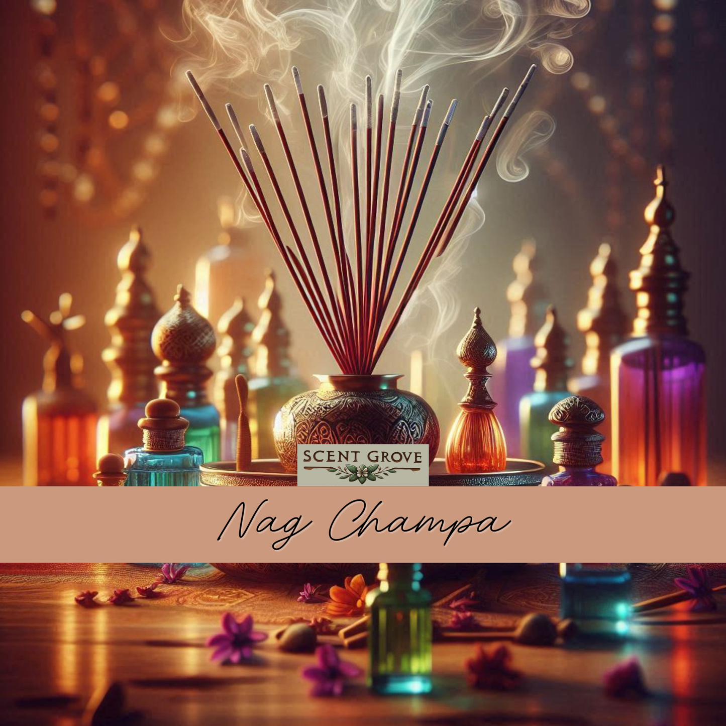Nag Champa scented soy wax melt