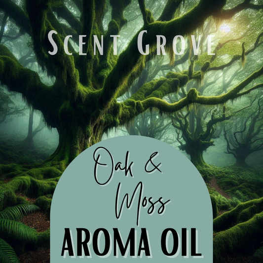 Oak & Moss Aroma Oil 10ml Dripolator bottle- 100% Concentrated