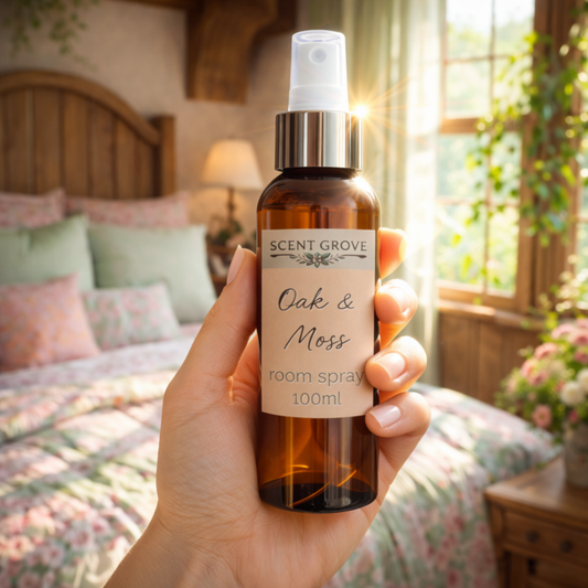 Oak & Moss Scented Air Freshener Spray multi purpose for car, home, room