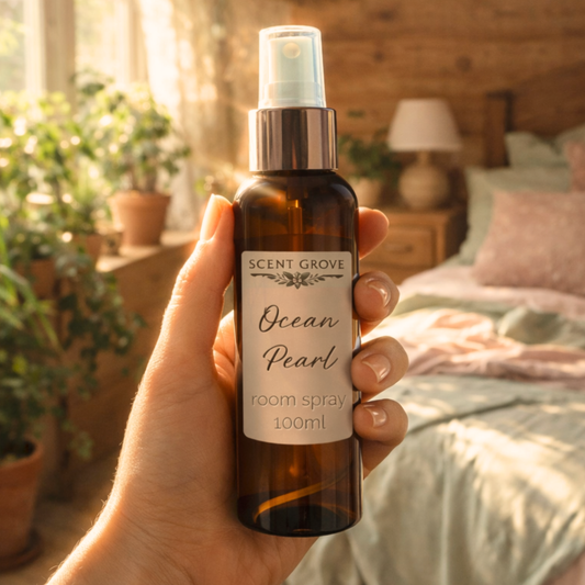 Ocean Pearl Scented Air Freshener Spray multi purpose for car, home, room