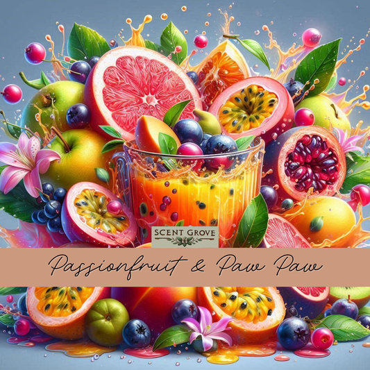 Passionfruit & Paw Paw scented soy wax melt
