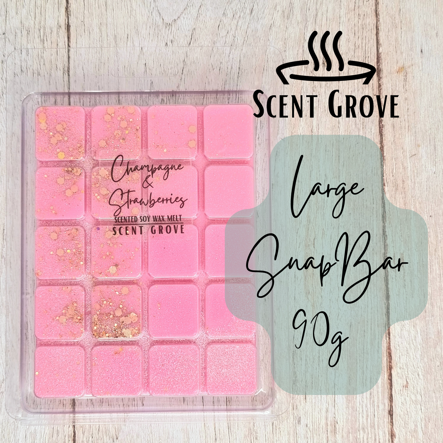 Champagne & Strawberries soy wax melt