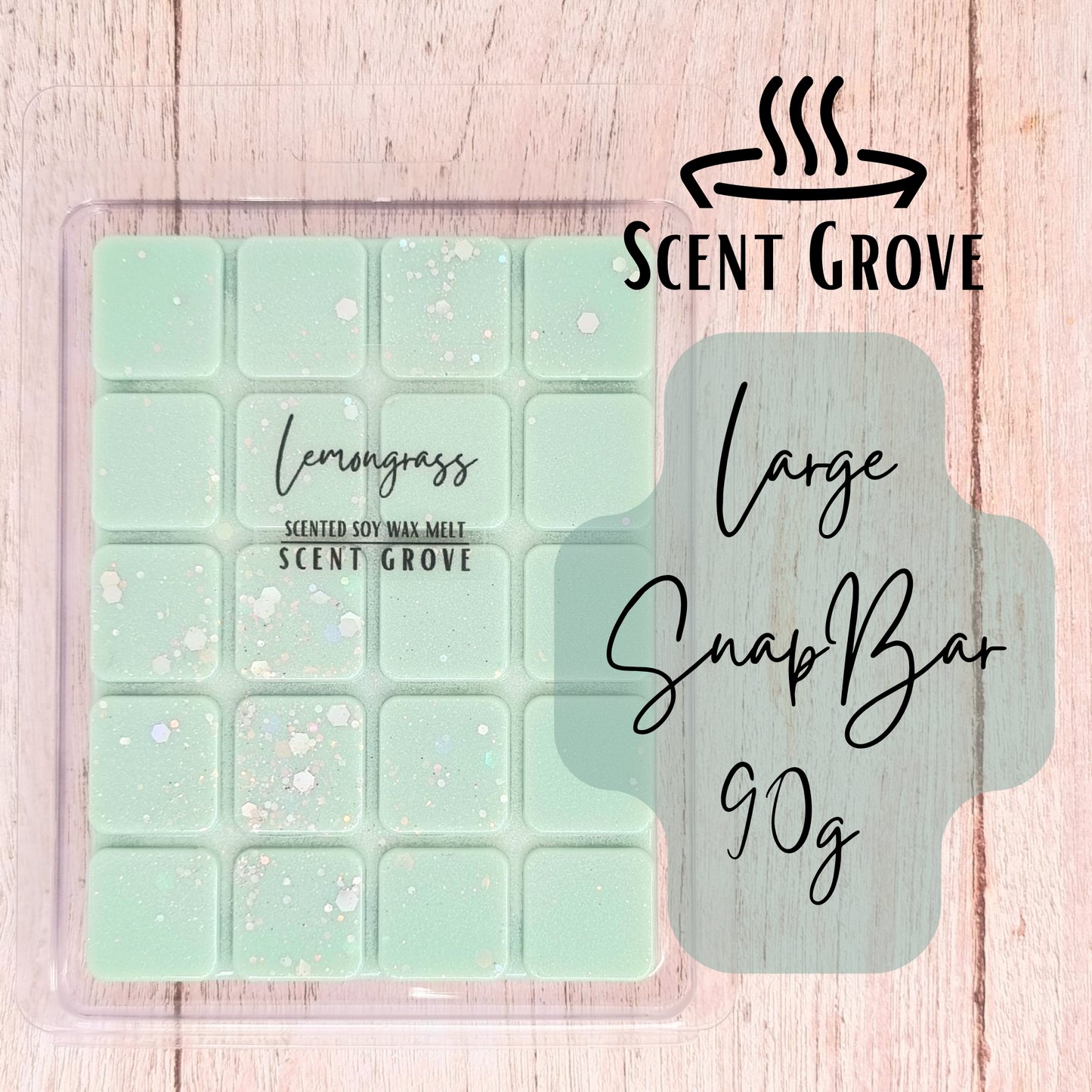 Lemongrass scented soy wax melt