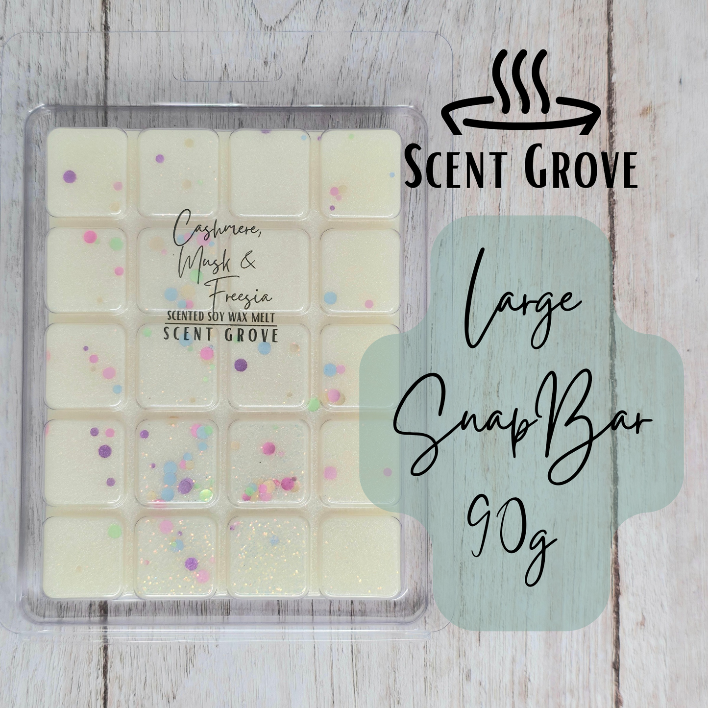 Cashmere Musk & Freesia scented soy wax melt